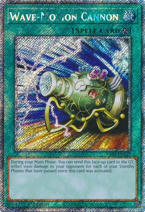 Wave-Motion Cannon (Platinum Secret Rare) (3127) - YuGiOh Single
