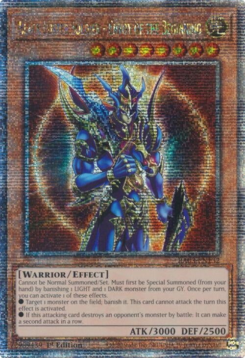 Black Luster Soldier - Envoy of the Beginning (Quarter Century Secret Rare) (3132) - YuGiOh Single