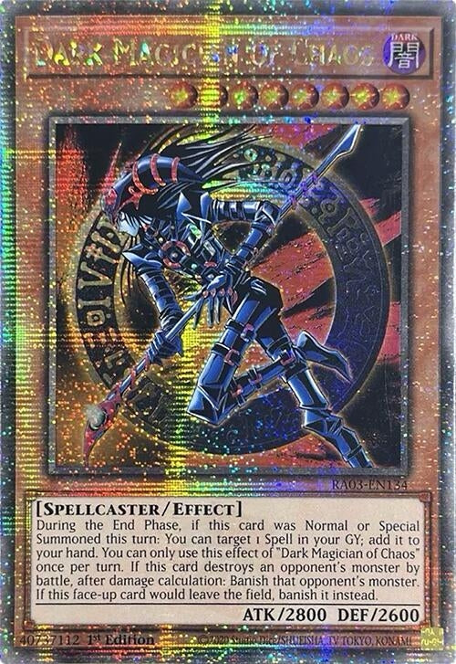 Dark Magician of Chaos (Quarter Century Secret Rare) (3134) - YuGiOh Single