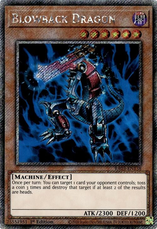 Blowback Dragon (Platinum Secret Rare) (3138) - YuGiOh Single