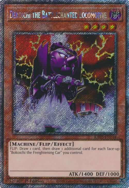 Dekoichi the Battlechanted Locomotive (Platinum Secret Rare) (3144) - YuGiOh Single