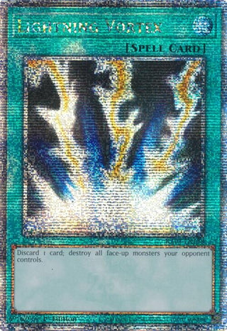 Lightning Vortex (Quarter Century Secret Rare) (3148) - YuGiOh Single