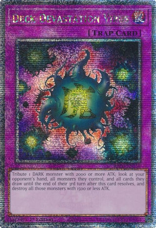 Deck Devastation Virus (Quarter Century Secret Rare) (3150) - YuGiOh Single
