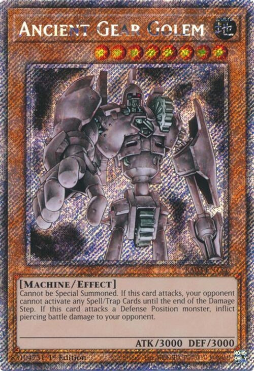 Ancient Gear Golem (Platinum Secret Rare) (3151) - YuGiOh Single