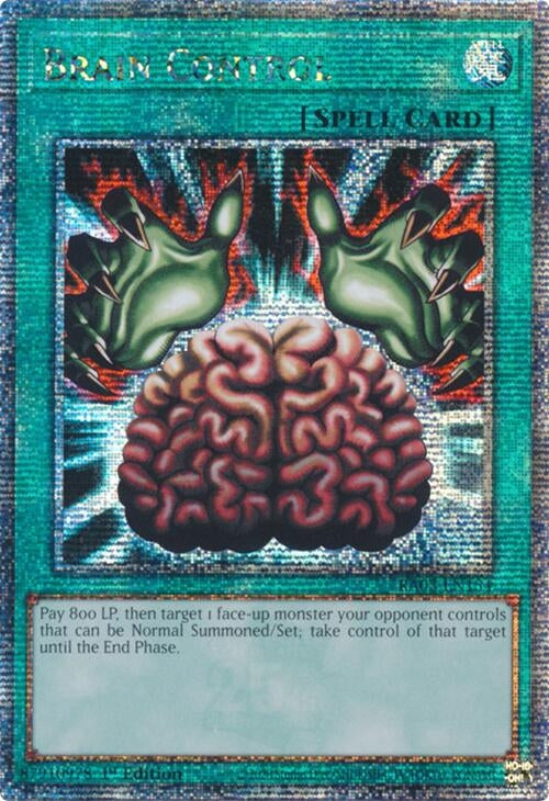 Brain Control (Quarter Century Secret Rare) (3154) - YuGiOh Single