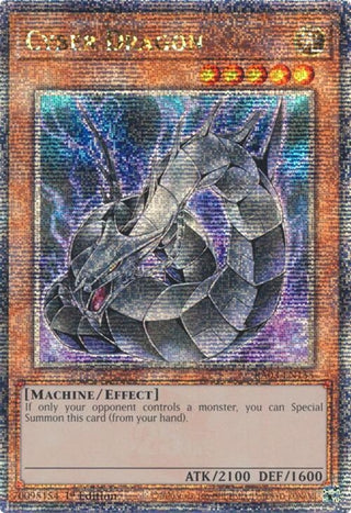 Cyber Dragon (Quarter Century Secret Rare) (3155) - YuGiOh Single