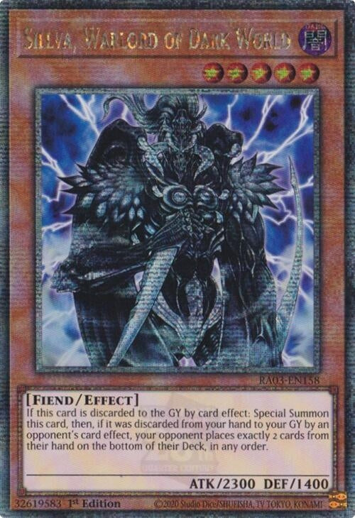 Sillva Warlord of Dark World (Quarter Century Secret Rare) (3158) - YuGiOh Single
