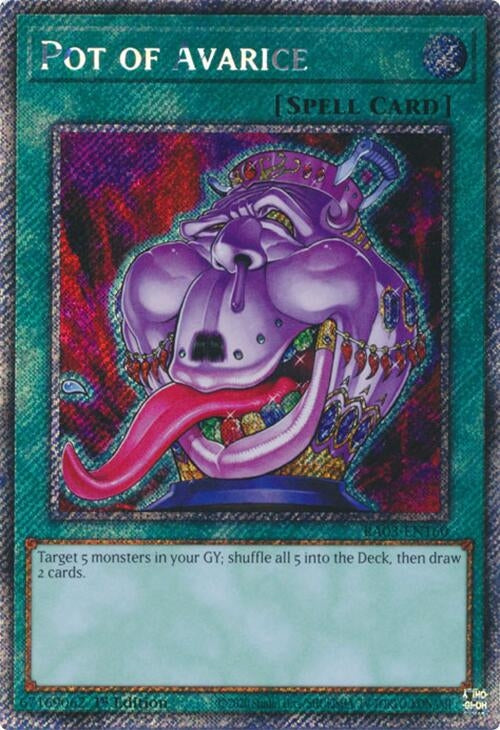 Pot of Avarice (Platinum Secret Rare) (3160) - YuGiOh Single