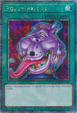Pot of Avarice (Quarter Century Secret Rare) (3160) - YuGiOh Single