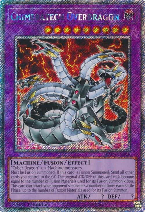 Chimeratech Overdragon (Platinum Secret Rare) (3166) - YuGiOh Single