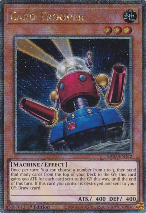 Card Trooper (Quarter Century Secret Rare) (3172) - YuGiOh Single