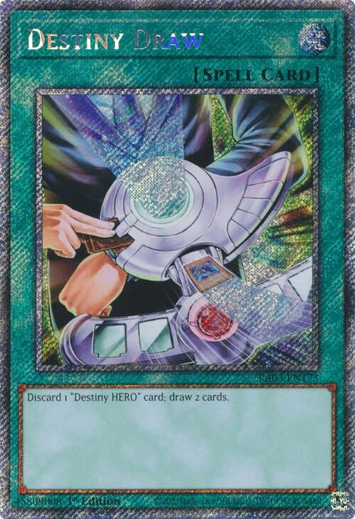 Destiny Draw (Platinum Secret Rare) (3173) - YuGiOh Single