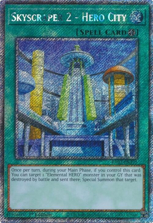 Skyscraper 2 - Hero City (Platinum Secret Rare) (3175) - YuGiOh Single