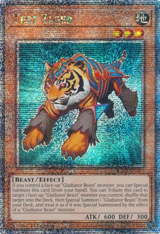 Test Tiger (Quarter Century Secret Rare) (3189) - YuGiOh Single