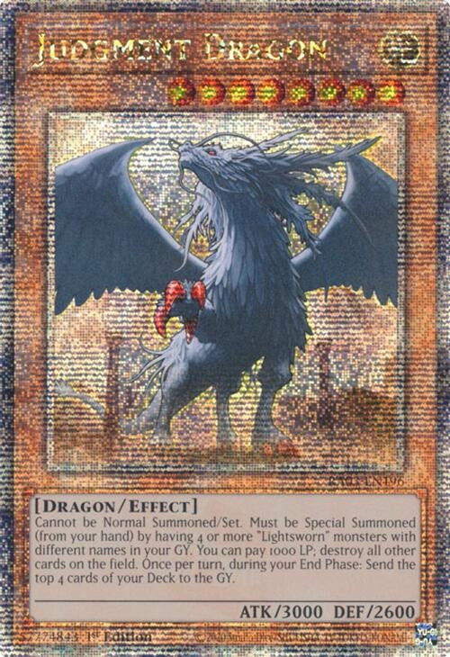 Judgment Dragon (Quarter Century Secret Rare) (3196) - YuGiOh Single