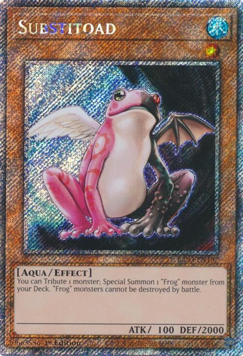 Substitoad (Platinum Secret Rare) (3197) - YuGiOh Single