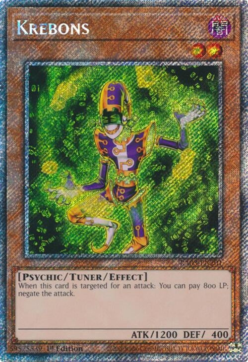 Krebons (Platinum Secret Rare) (3201) - YuGiOh Single