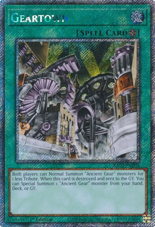 Geartown (Platinum Secret Rare) (3203) - YuGiOh Single