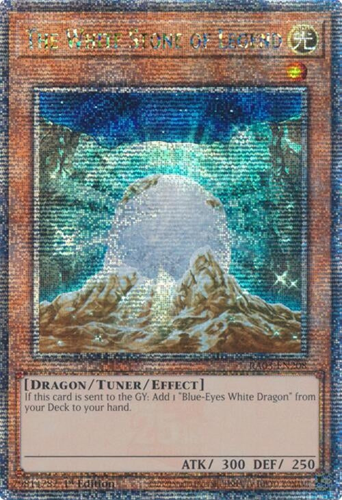 The White Stone of Legend (Quarter Century Secret Rare) (3208) - YuGiOh Single