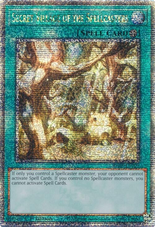 Secret Village of the Spellcasters (Quarter Century Secret Rare) (3209) - YuGiOh Single