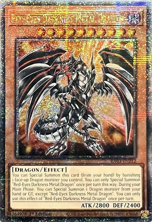 Red-Eyes Darkness Metal Dragon (Quarter Century Secret Rare) (3212) - YuGiOh Single