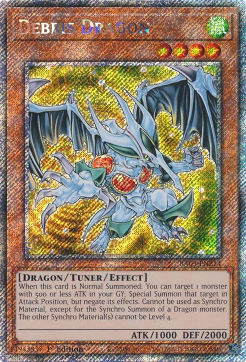 Debris Dragon (Platinum Secret Rare) (3214) - YuGiOh Single