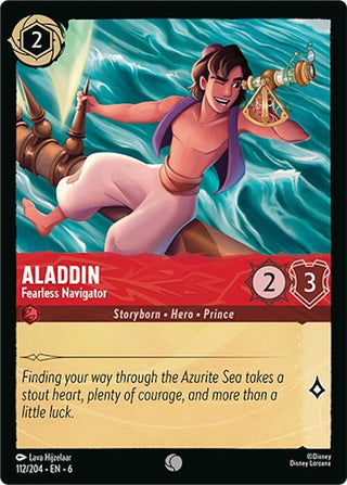 Aladdin - Fearless Navigator (112) (6) - Disney Lorcana Single