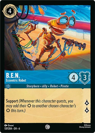 B.E.N. - Eccentric Robot (137) (6) - Disney Lorcana Single