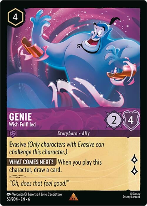 Genie - Wish Fulfilled (53) (6) - Disney Lorcana Single