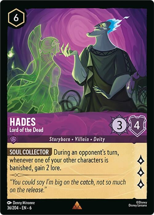 Hades - Lord of the Dead (36) (6) - Disney Lorcana Single