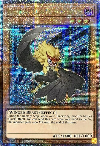 Blackwing - Kalut the Moon Shadow (Quarter Century Secret Rare) (3217) - YuGiOh Single