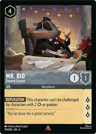Mr. Big - Shrewd Tycoon (174) (6) - Disney Lorcana Single