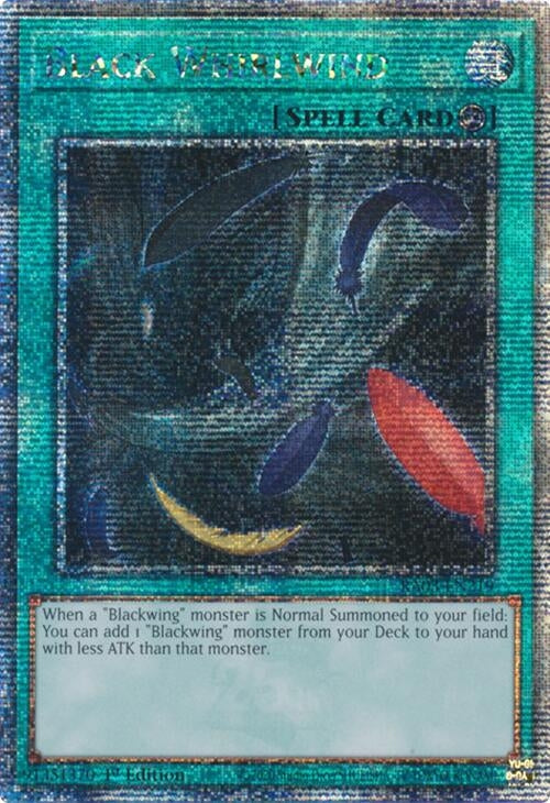 Black Whirlwind (Quarter Century Secret Rare) (3219) - YuGiOh Single