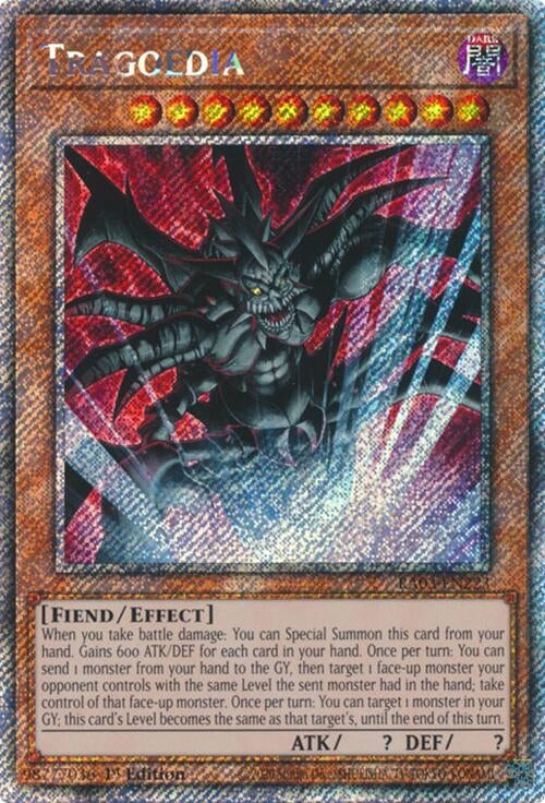 Tragoedia (Platinum Secret Rare) (3223) - YuGiOh Single