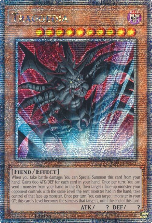 Tragoedia (Quarter Century Secret Rare) (3223) - YuGiOh Single