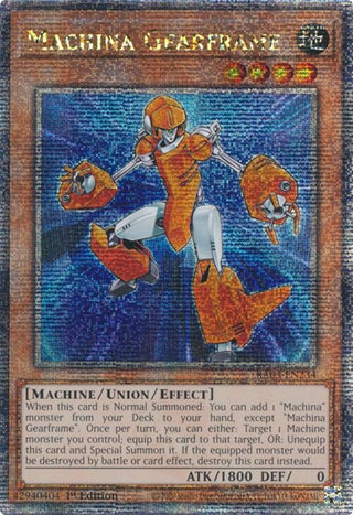 Machina Gearframe (Quarter Century Secret Rare) (3234) - YuGiOh Single