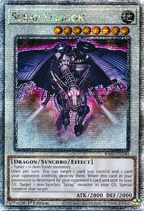 Scrap Dragon (Quarter Century Secret Rare) (3240) - YuGiOh Single