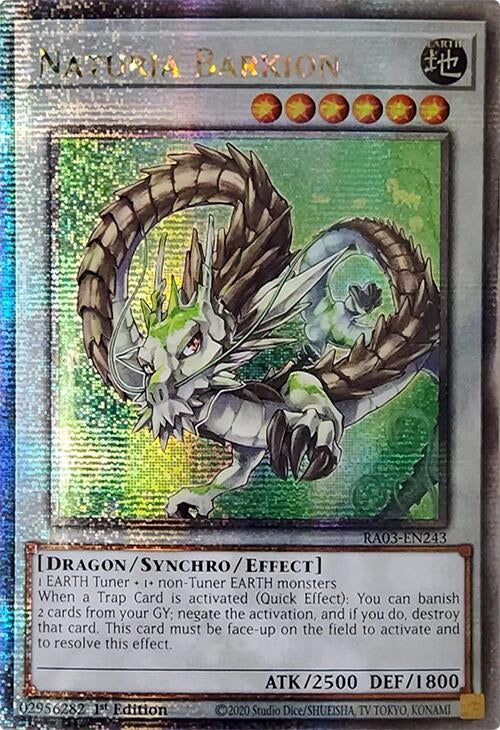 Naturia Barkion (Quarter Century Secret Rare) (3243) - YuGiOh Single