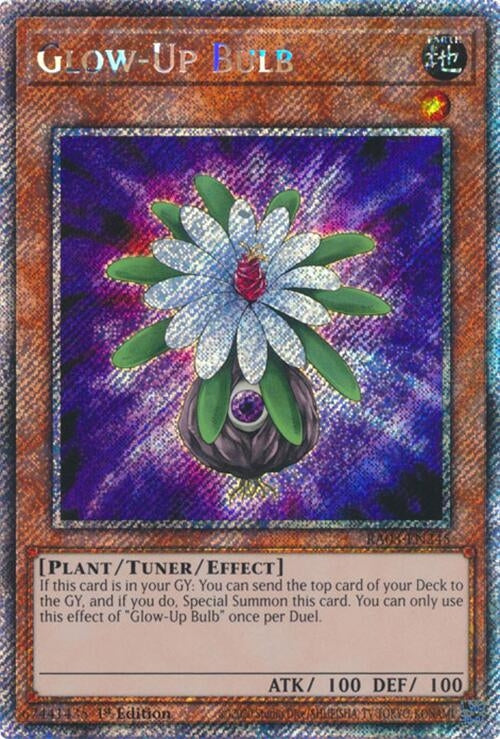 Glow-Up Bulb (Platinum Secret Rare) (3245) - YuGiOh Single