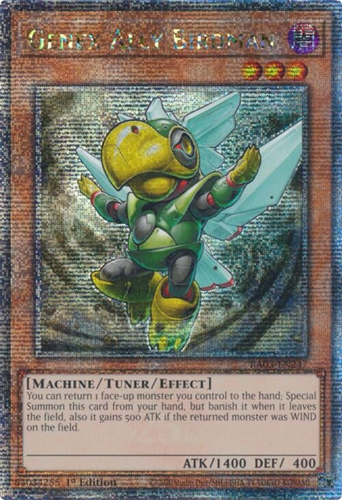 Genex Ally Birdman (Quarter Century Secret Rare) (3247) - YuGiOh Single