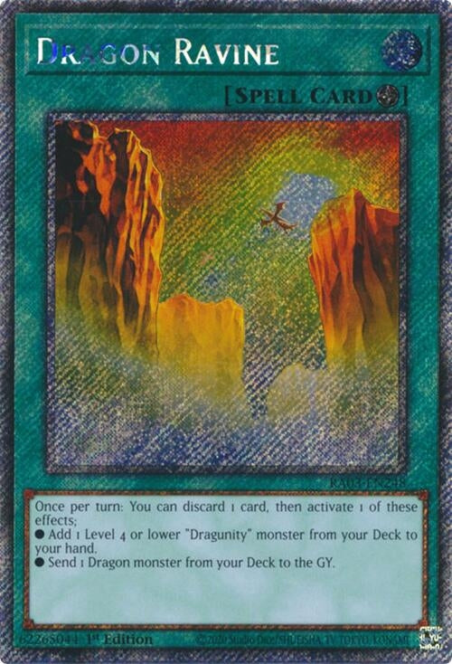 Dragon Ravine (Platinum Secret Rare) (3248) - YuGiOh Single