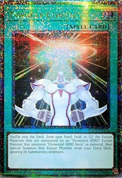 Miracle Contact (Quarter Century Secret Rare) (3253) - YuGiOh Single