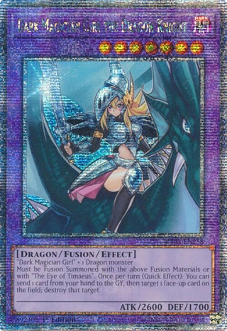 Dark Magician Girl the Dragon Knight (Quarter Century Secret Rare) (3258) - YuGiOh Single