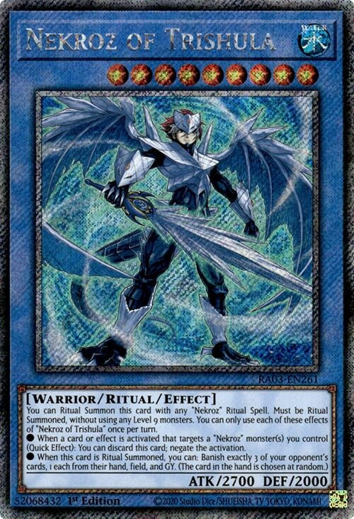 Nekroz of Trishula (Platinum Secret Rare) (3261) - YuGiOh Single