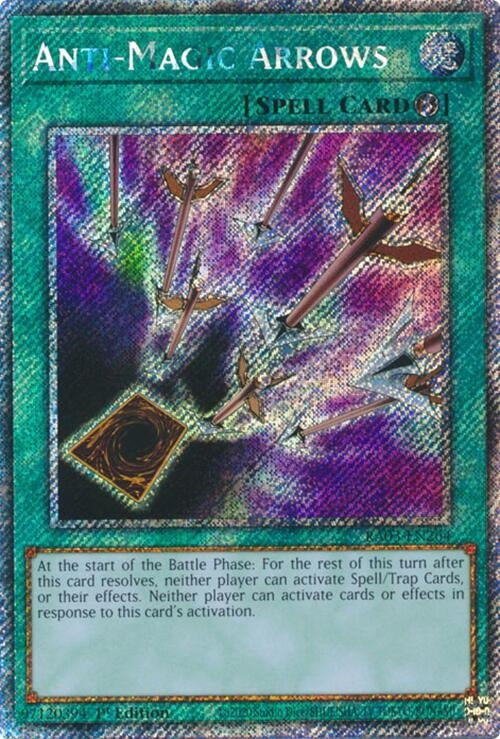 Anti-Magic Arrows (Platinum Secret Rare) (3264) - YuGiOh Single