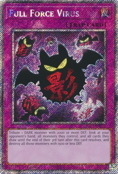 Full Force Virus (Platinum Secret Rare) (3267) - YuGiOh Single