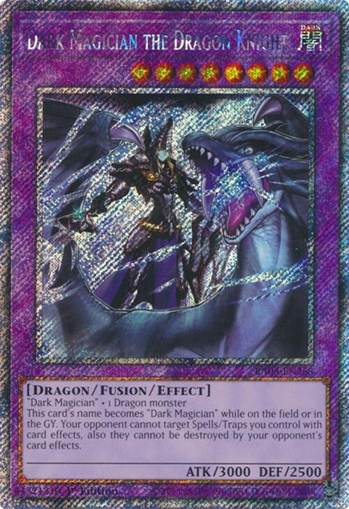 Dark Magician the Dragon Knight (Platinum Secret Rare) (3268) - YuGiOh Single