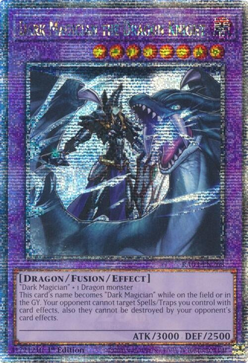 Dark Magician the Dragon Knight (Quarter Century Secret Rare) (3268) - YuGiOh Single