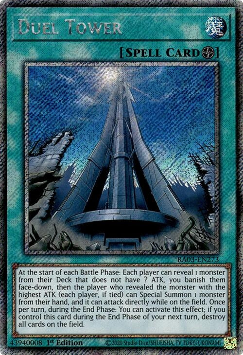 Duel Tower (Platinum Secret Rare) (3273) - YuGiOh Single