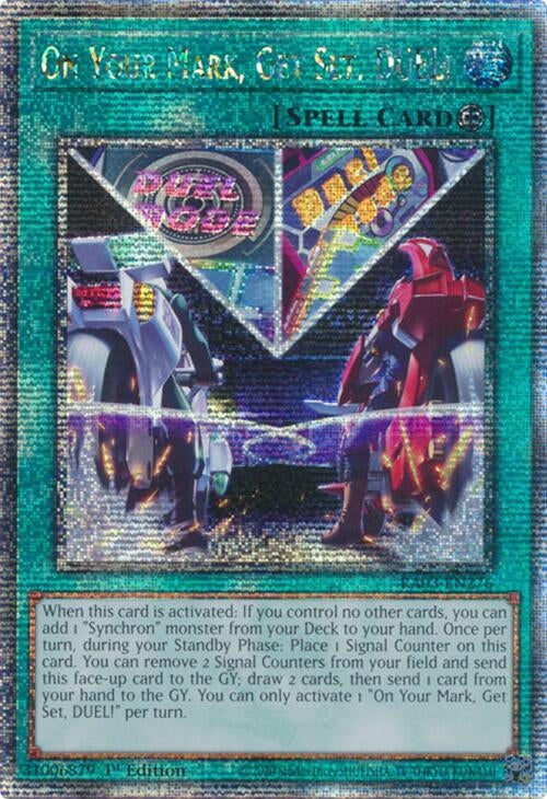 On Your Mark Get Set DUEL! (Quarter Century Secret Rare) (3276) - YuGiOh Single
